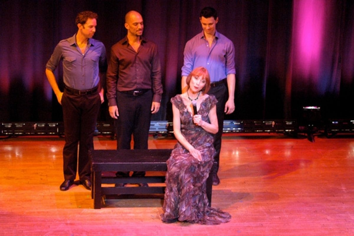 Jeremy Benton, Dennis Stowe, Steve Schepsi, and Karen Akers at 